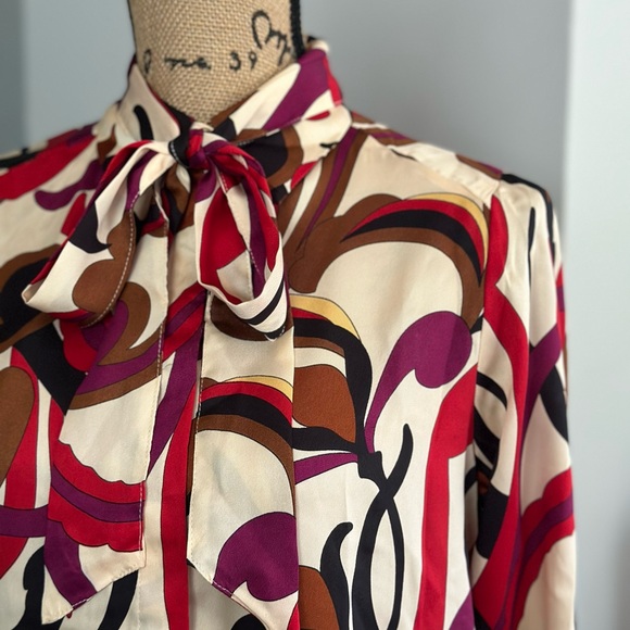 Paisley button blouse - Picture 3 of 5